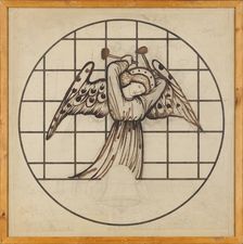 Angel playing on bells, 1862. Creator: Sir Edward Coley Burne-Jones