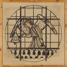 Angel playing on bells, 1862. Creator: Sir Edward Coley Burne-Jones