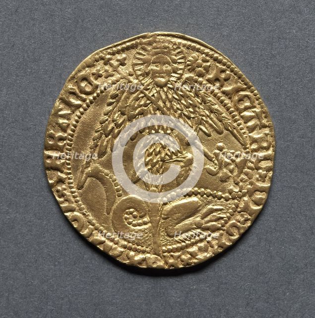 Angel (reverse), 1483-1485. Creator: Unknown.