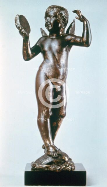 'Angel with Tambourine', 1429. Artist: Donatello