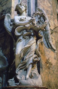 Angel with the Crown of Thorns 1667-1669. Artist: Gian Lorenzo Bernini
