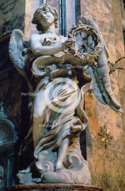 'Angel with the Crown of Thorns', 1667-1669. Artist: Gian Lorenzo Bernini