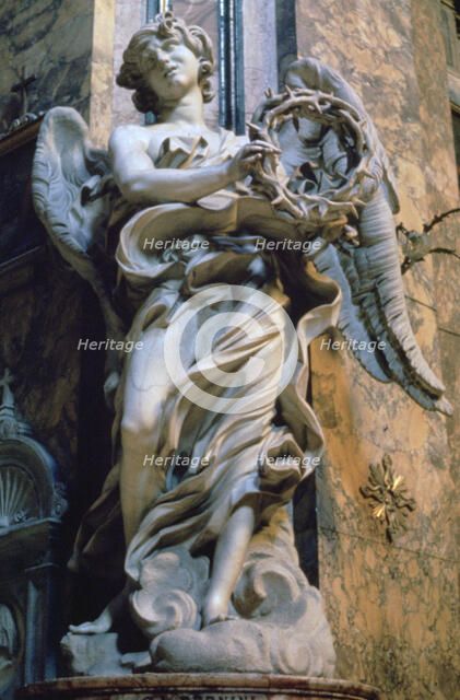 'Angel with the Crown of Thorns', 1667-1669. Artist: Gian Lorenzo Bernini