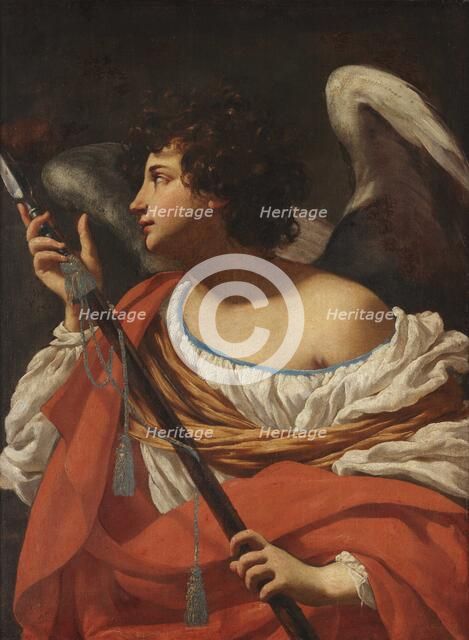 Angel with a Spear, c1627. Creator: Vouet, Simon (1590-1649).
