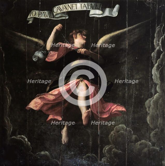 Angel with a thurible, ca 1595. Creator: Cavagna, Giovan Paolo (1550-1627).