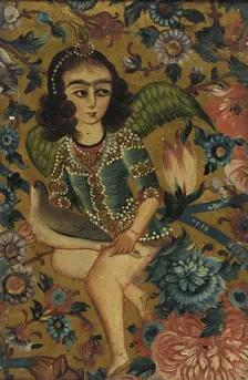 Angel with Bird, 19th century. Creator: Unknown