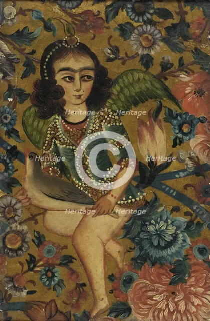 Angel with Bird, 19th century. Creator: Unknown.