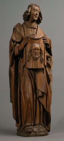 Angel with handkerchief of Saint Veronica, French, ca. 1500. Creator: Unknown