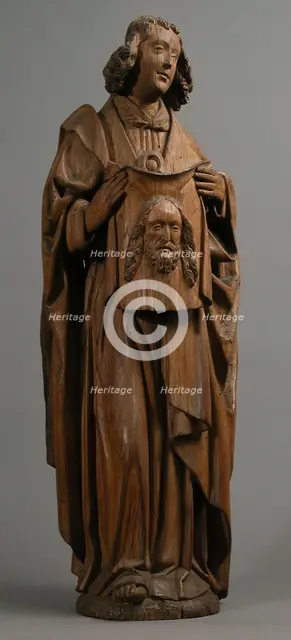 Angel with handkerchief of Saint Veronica, French, ca. 1500. Creator: Unknown.