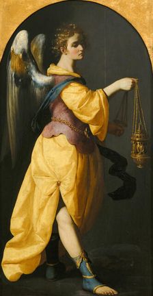 Angel with incense burner, 1637-1639. Creator: Zurbarán, Francisco, de (1598-1664)