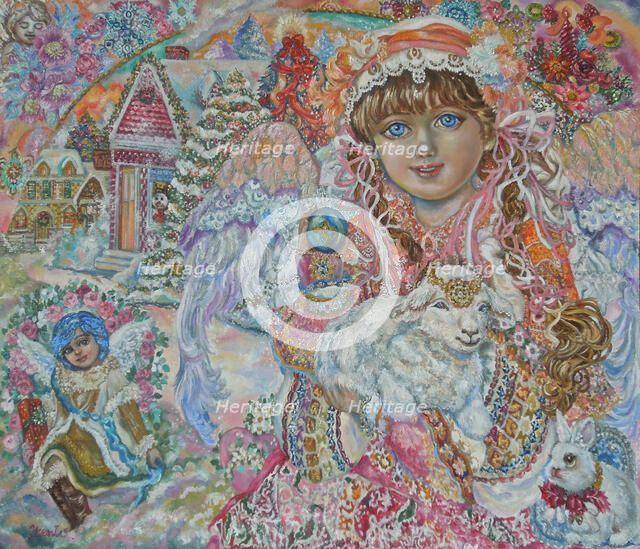 Angel with Lamb of God. Artist: Sugai, Yumi  