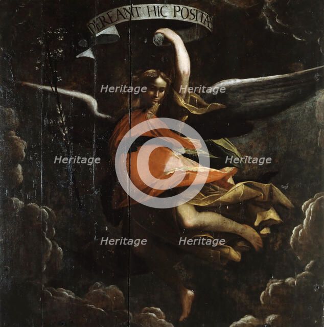 Angel with lily, ca 1595. Creator: Cavagna, Giovan Paolo (1550-1627).