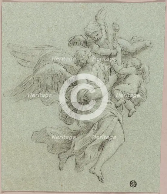 Angel with Putti, n.d. Creator: Sebastiano Conca.