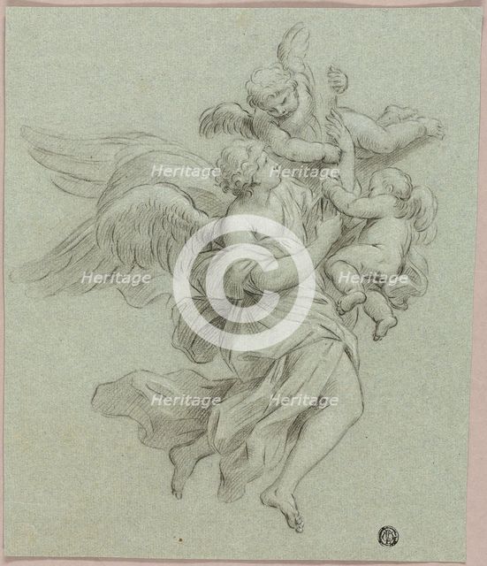 Angel with Putti, n.d. Creator: Sebastiano Conca.