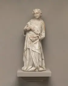 Angel with Symphonia, c. 1360. Creator: Unknown