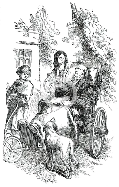 Angel Visits. A Lyric for the New Year, by Charles MacKay, 1850. Creator: Unknown.