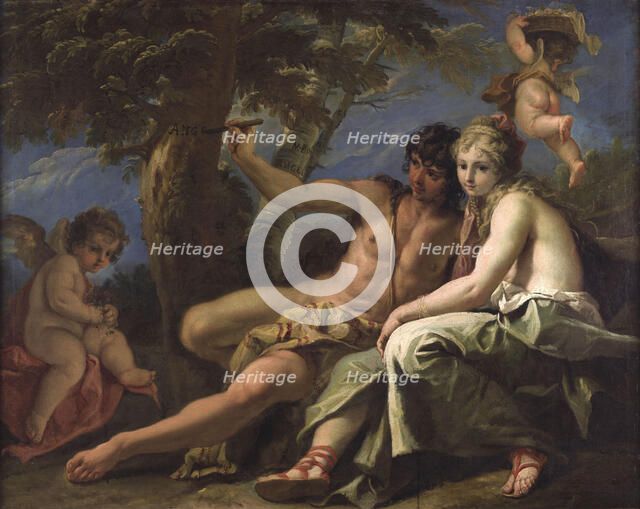 Angelica and Medoro, 1716.