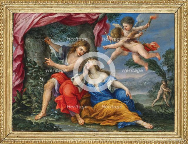 Angelica and Medoro, c1665. Creator: Bricci; Plautilla (1616-1705).