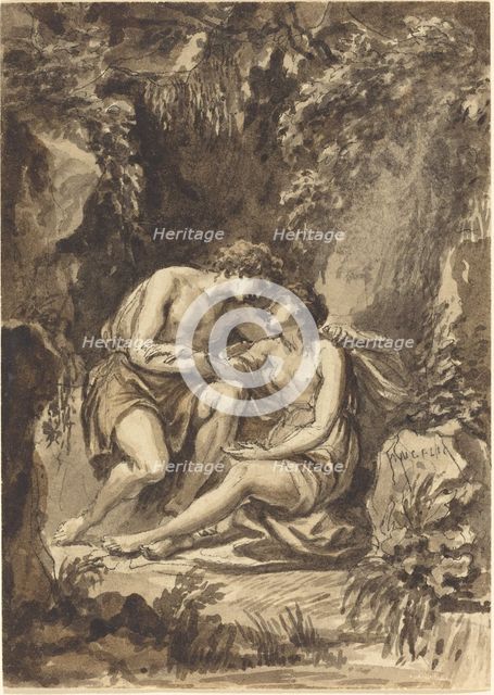 Angelica and Medoro. Creator: Giovanni Battista Cipriani.
