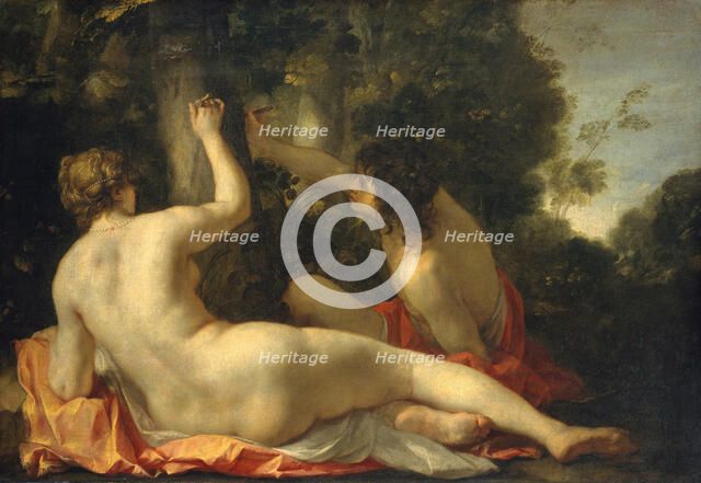 Angelica and Medoro, possibly early 1630s. Creator: Jacques Blanchard.