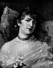 "Angelica" - picture by Conrad Kiesel, 1890. Creator: Unknown