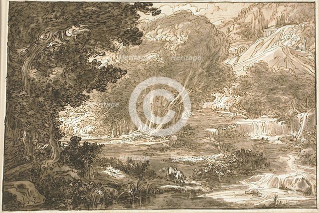 Angelica Resting Under a Tree, from Orlando Furioso, 1810/13. Creator: Felice Giani.