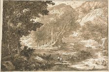 Angelica Resting Under a Tree, from Orlando Furioso, 1810/13. Creator: Felice Giani
