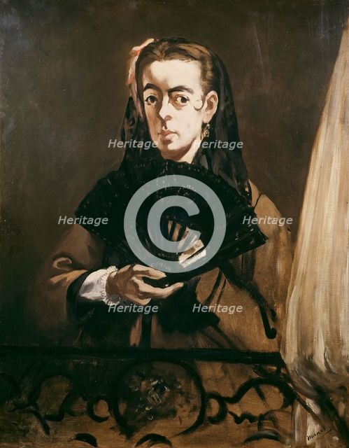 Angelina (Une dame à sa fenêtre), 1865. Creator: Manet, Édouard (1832-1883).