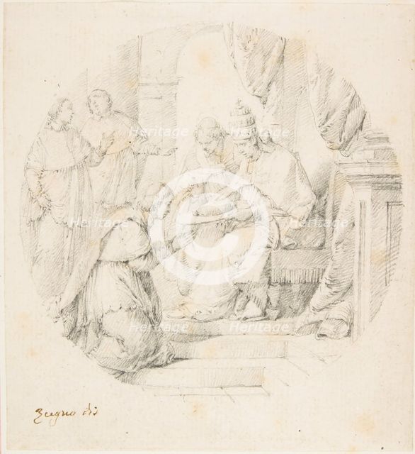 Angelo Maria Querini Created Cardinal by Benedict XIII, 1709-87. Creator: Francesco Zugno.