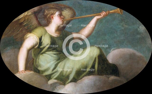 Angelo della fama (Angel of Fame). Creator: Padovanino (1588-1649).