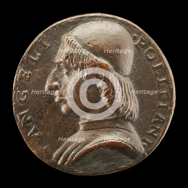 Angelo Poliziano, 1454-1494, Humanist [obverse], c. 1494. Creator: Unknown.