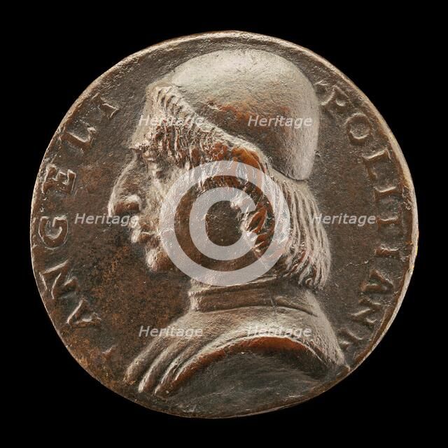Angelo Poliziano, 1454-1494, Humanist [obverse], c. 1494. Creator: Unknown.