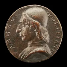 Angelo Poliziano, 1454-1494, Humanist [obverse], c. 1494. Creator: Unknown