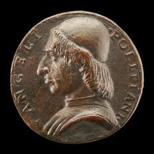 Angelo Poliziano, 1454-1494, Humanist [obverse], c. 1494. Creator: Unknown