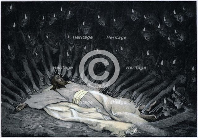 Angels ministering to Jesus after the Devil has left him, 1897. Artist: James Tissot