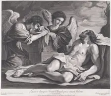 Angels Mourning over the Dead Christ, ca. 1690-1720., ca. 1690-1720. Creator: Nicolas Pitau