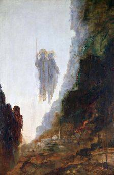 Angels of Sodom c1846-1898. Artist: Gustave Moreau