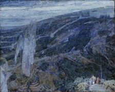Angels Appearing before the Shepherds, ca. 1910. Creator: Henry Ossawa Tanner