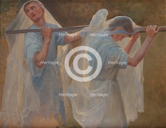 Angels. Creator: Frid, Ludvig (1855-1909).