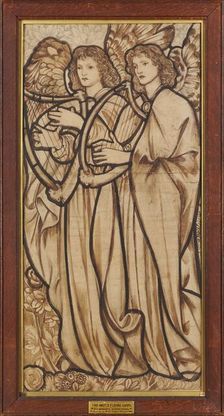 Angels playing harps, 1862. Creator: Sir Edward Coley Burne-Jones