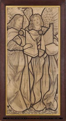 Angels playing organs, 1862. Creator: Sir Edward Coley Burne-Jones