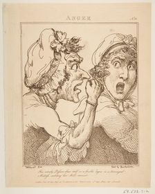 Anger, January 21, 1800. Creator: Thomas Rowlandson