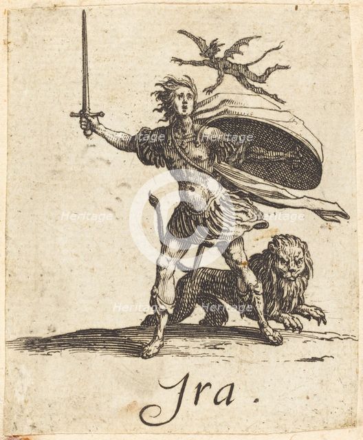 Anger, probably after 1621. Creator: Jacques Callot.