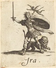 Anger, probably after 1621. Creator: Jacques Callot