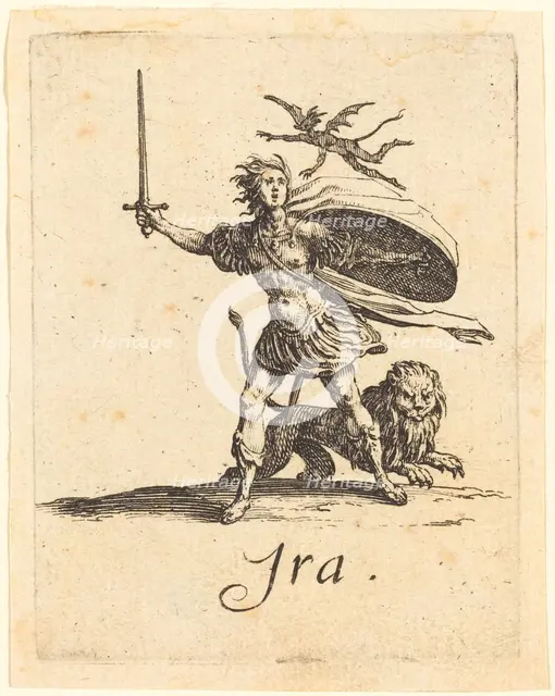 Anger, probably after 1621. Creator: Jacques Callot.