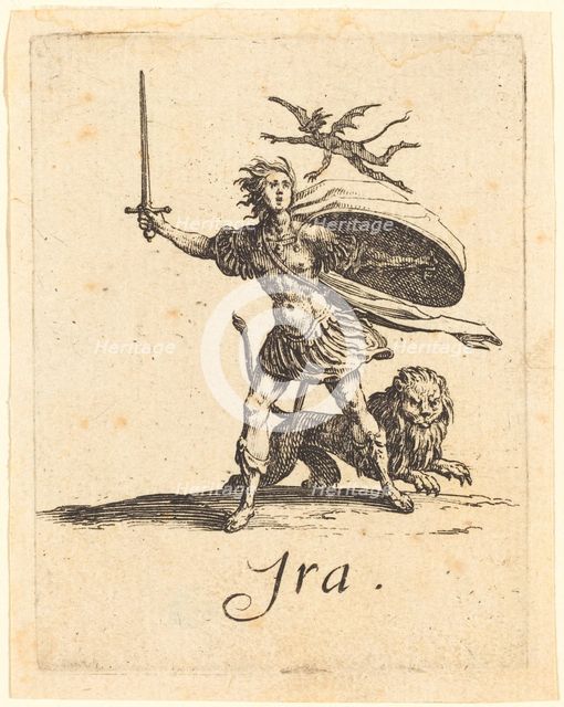 Anger, probably after 1621. Creator: Jacques Callot.