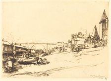 Angers - The House of the King of Poland (Angers - La maison du roi de Pologne), 1912. Creator: Auguste Lepere