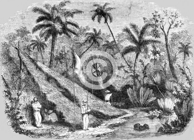 'Anglo-French Station at the Isthmus of Panama for forming a canal between the Atlantic...', 1854. Creator: Unknown.