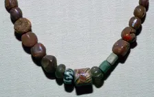 Anglo-Saxon glass necklace, 5th century
