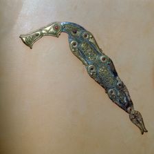 Anglo-Saxon dragon ornament from the Sutton-Hoo ship burial